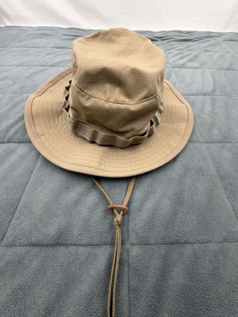 R&B Inc. Sun Hot Weather Type II Boonie Hat Size 7 1/2 Khaki Ripstop